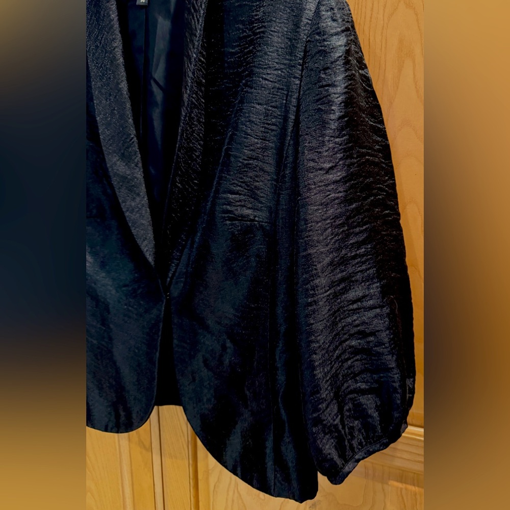 Zelda Vintage Black Sleeveless Midi Dress & Bolero Jacket Size 14 - Picture 7 of 12
